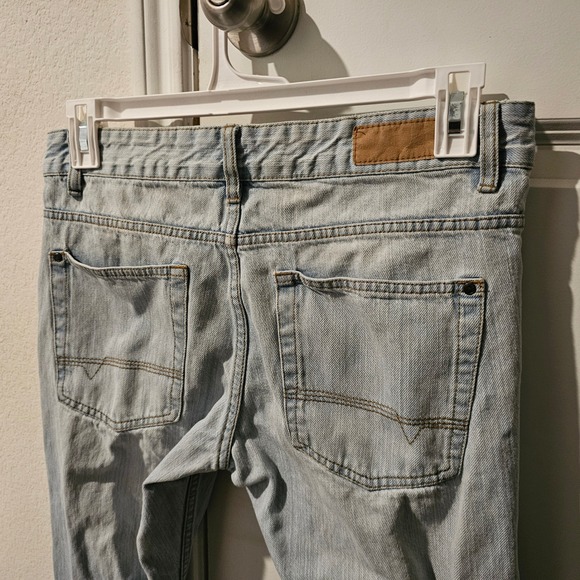 Splash Men's Light Wash Distressed Denim Jeans Size 30 Straight Leg - Picture 5 of 6